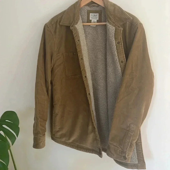 Tan Corduroy Jacket withh Teddy Lining - Picture 4 of 4